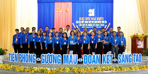 Đại hội đại biểu Hội LHTN huyện Phú Tân lần thứ VII (nhiệm kỳ 2024-2029) thành công tốt đẹp