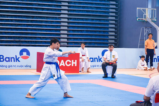 Hơn 130 vận động viên tranh tài Giải trẻ Karate tỉnh An Giang năm 2024
