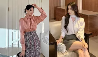 Kiểu áo blouse điệu đà giúp bạn có diện mạo hút hồn