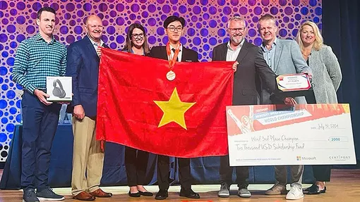 Việt Nam giành 2 huy chương tại giải tin học văn phòng và thiết kế đồ họa thế giới