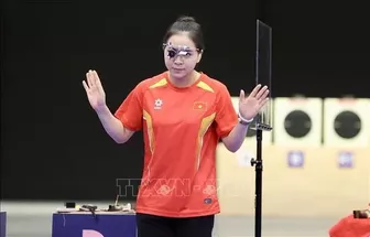 Xạ thủ Trịnh Thu Vinh dừng bước tại chung kết Olympic đầy nuối tiếc
