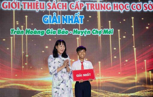 Trao giải Hội thi Thanh, thiếu niên tuyên truyền, giới thiệu sách tỉnh An Giang lần thứ III/ 2024