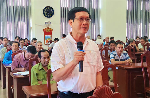Đại biểu HĐND tỉnh An Giang và TP. Châu Đốc tiếp xúc cử tri sau kỳ họp