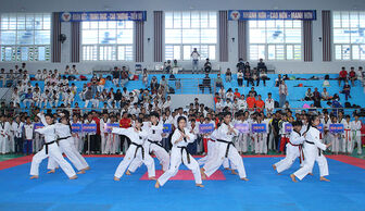 Khai mạc Giải trẻ Taekwondo tỉnh An Giang năm 2024