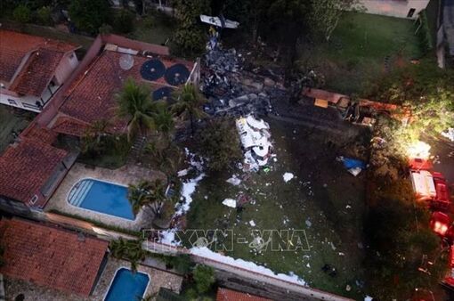 Brazil: Tuyên bố quốc tang 3 ngày tưởng niệm các nạn nhân vụ rơi máy bay ở Sao Paulo