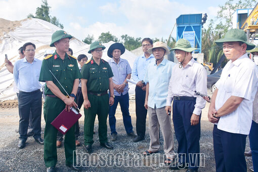 Sóc Trăng: Khẩn trương đẩy nhanh tiến độ các công trình xây dựng cơ bản trên địa bàn tỉnh