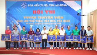 Bảo hiểm Xã hội An Giang khai mạc Hội thi Tuyên truyền viên và giao lưu thể thao, văn hóa- văn nghệ