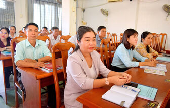 Huyện ủy Châu Thành khai giảng lớp bồi dưỡng, cập nhật kiến thức cho cán bộ nguồn cấp ủy cấp huyện