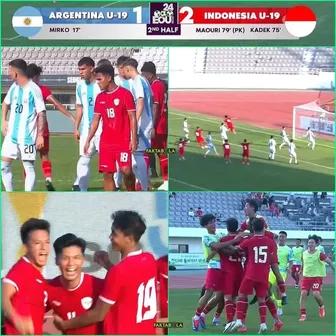 U20 Indonesia bất ngờ quật ngã U20 Argentina