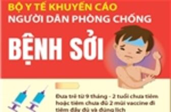 Bộ Y tế khuyến cáo người dân phòng bệnh sởi