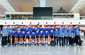 U22 Việt Nam lên đường tham dự giải giao hữu quốc tế CFA Team China 2024