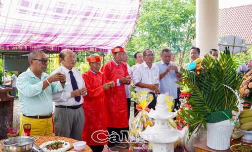 Cà Mau: Lễ giỗ lần thứ 149 của hai lãnh đạo Nghĩa quân Đỗ Thừa Luông, Đỗ Thừa Tự