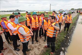 Thủ tướng Phạm Minh Chính trực tiếp chỉ đạo ứng phó, khắc phục lũ lụt tại Bắc Giang