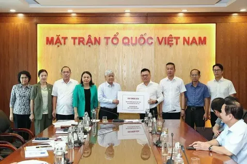 Mặt trận Tổ quốc Việt Nam công bố hơn 13.000 trang sao kê ủng hộ đồng bào bão lũ