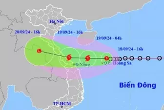 Áp thấp mạnh lên thành bão trong 12 giờ tới, tăng tốc vào miền Trung