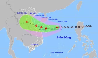 Áp thấp nhiệt đới di chuyển nhanh, sắp mạnh lên thành bão