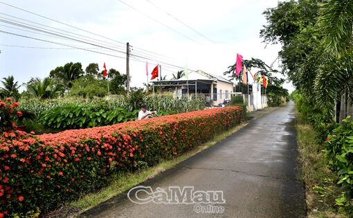 Cà Mau: Nhà văn hoá ấp xanh, sạch, đẹp