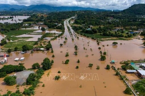 Thái Lan ban bố cảnh báo lũ sông Mekong đối với 5 tỉnh Đông Bắc