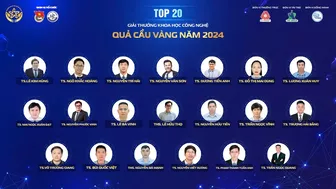 Lộ diện tốp 20 cá nhân xuất sắc tại Giải thưởng "Quả cầu vàng" năm 2024