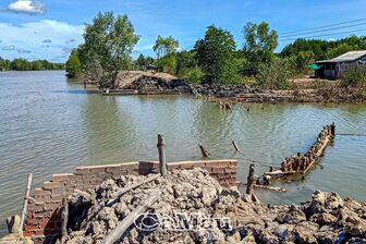 Cà Mau: Sạt lở ven sông chưa có điểm dừng