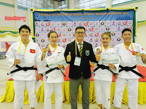 VĐV judo Hậu Giang đoạt huy chương vàng giải Thái Lan mở rộng