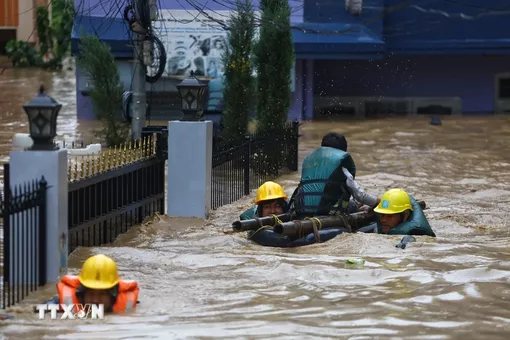 Số người thiệt mạng do lũ lụt tại Nepal tăng lên gần 60 người