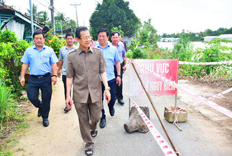 Tập trung công tác phòng, chống sạt lở