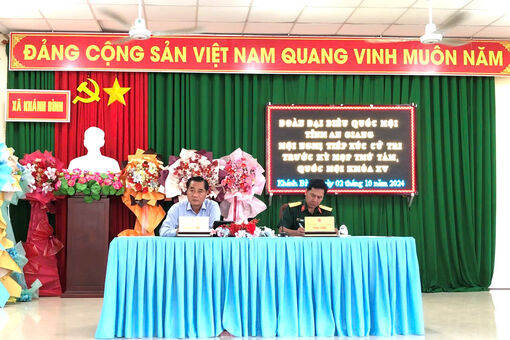 Cử tri An Giang gửi gắm nhiều kiến nghị