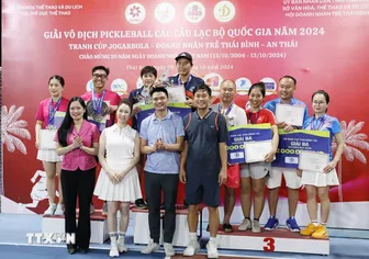 Quảng Ninh giành 4 HCV tại Giải vô địch Pickleball cấp quốc gia đầu tiên