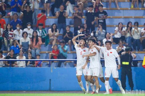 Thắng 2-0 U17 Myanmar, U17 Việt Nam duy trì cơ hội cạnh tranh ngôi đầu bảng