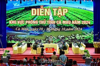 Khai mạc Diễn tập khu vực phòng thủ tỉnh Cà Mau năm 2024