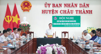 Châu Thành sơ kết hoạt động tín dụng chính sách 9 tháng của năm 2024