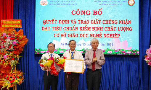 Trường Cao đẳng Y tế An Giang khai giảng năm học mới