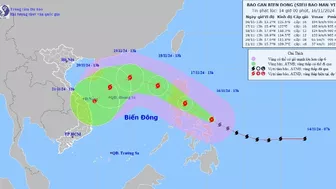 Bão Usagi suy yếu thành áp thấp nhiệt đới, siêu bão Man-yi gây biển động dữ dội