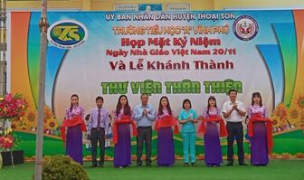 Khánh thành Thư viện thân thiện Trường Tiểu học “A” Vĩnh Phú