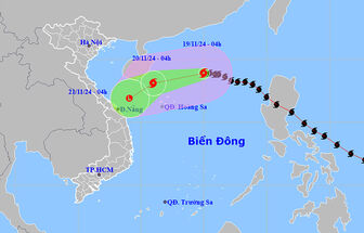 Thời tiết ngày 19/11: Ảnh hưởng của bão số 9, biển động rất mạnh