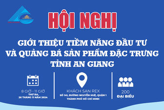 Tổ chức Hội nghị giới thiệu tiềm năng đầu tư và quảng bá sản phẩm đặc trưng tỉnh An Giang