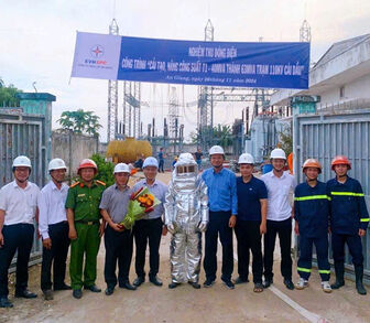 Nghiệm thu đóng điện công trình cải tạo, nâng công suất t1 – 40mva thành 63mva trạm 110kv Cái Dầu