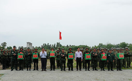 Huyện Thoại Sơn hoàn thành diễn tập khu vực phòng thủ năm 2024