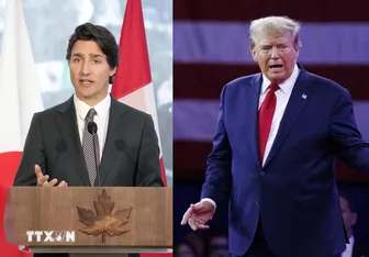 Thủ tướng Canada Justin Trudeau gặp Tổng thống đắc cử Mỹ Donald Trump