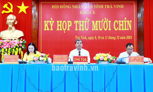 Trà Vinh: Khai mạc Kỳ họp thứ 19 - HĐND tỉnh khóa X