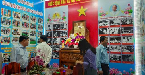 “Không gian văn hóa Hồ Chí Minh, Tôn Đức Thắng” ở huyện Châu Phú