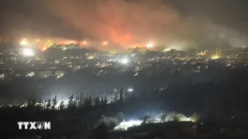 Căng thẳng tại Trung Đông: Israel không kích quy mô lớn tại Syria