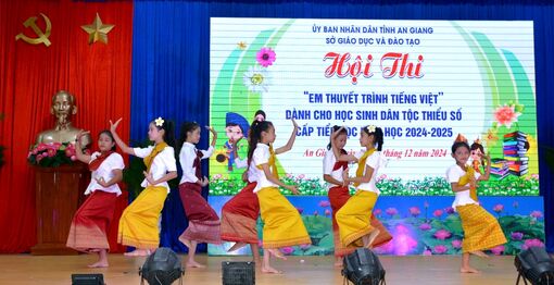 Hội thi “Em thuyết trình tiếng Việt” dành cho học sinh dân tộc thiểu số cấp tiểu học