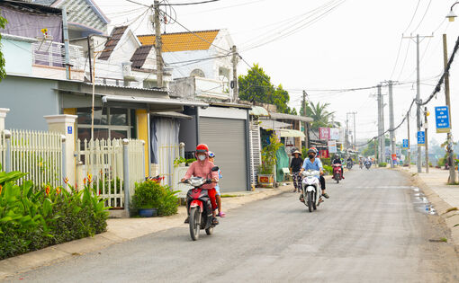 Thị trấn An Châu xây dựng đô thị văn minh