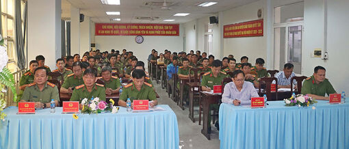 Bồi dưỡng về chính trị, pháp luật, nghiệp vụ đối với lực lượng tham gia bảo vệ an ninh, trật tự ở cơ sở