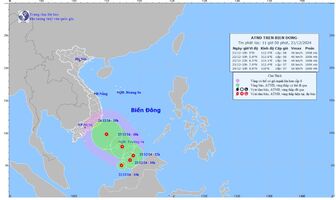 Ứng phó với áp thấp nhiệt đới trên Biển Đông