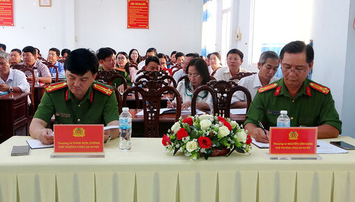 Huyện Tri Tôn triển khai mô hình “Hệ thống chính trị trực tiếp tham gia bảo đảm an ninh, trật tự”