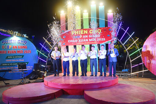 Khai mạc Phiên chợ OCOP An Giang - Chào Xuân mới 2025