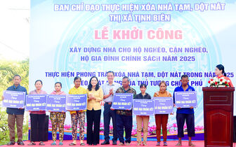 Xây mái ấm cho hộ nghèo